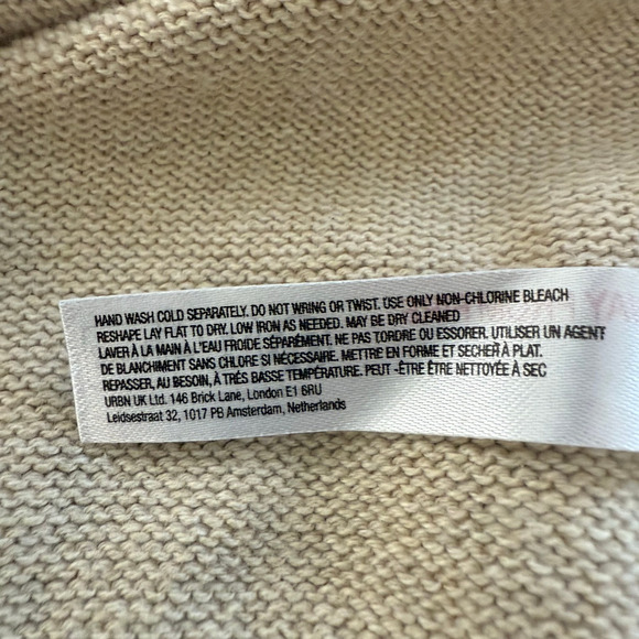 Free People sweater set co-ord matching set pants knit cozy boho Small - Picture 9 of 9